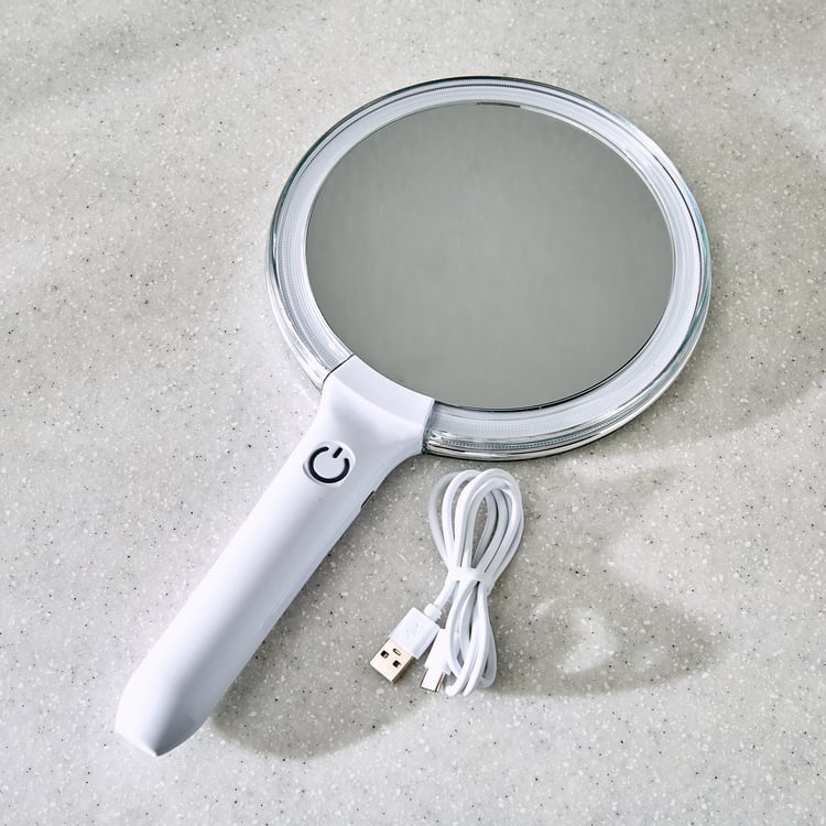 Orion Carnival Double Sided LED Mirror with Makeup Organiser