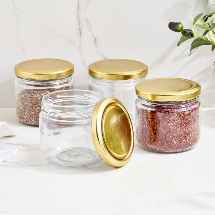 Corsica Maria Set of 4 Storage Jars - 350ml