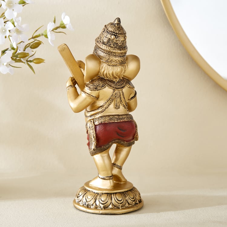 Alpana Fiesta Polyresin Ganesha with Sitar Figurine