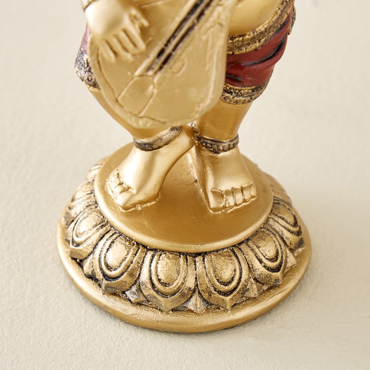 Alpana Fiesta Polyresin Ganesha with Sitar Figurine