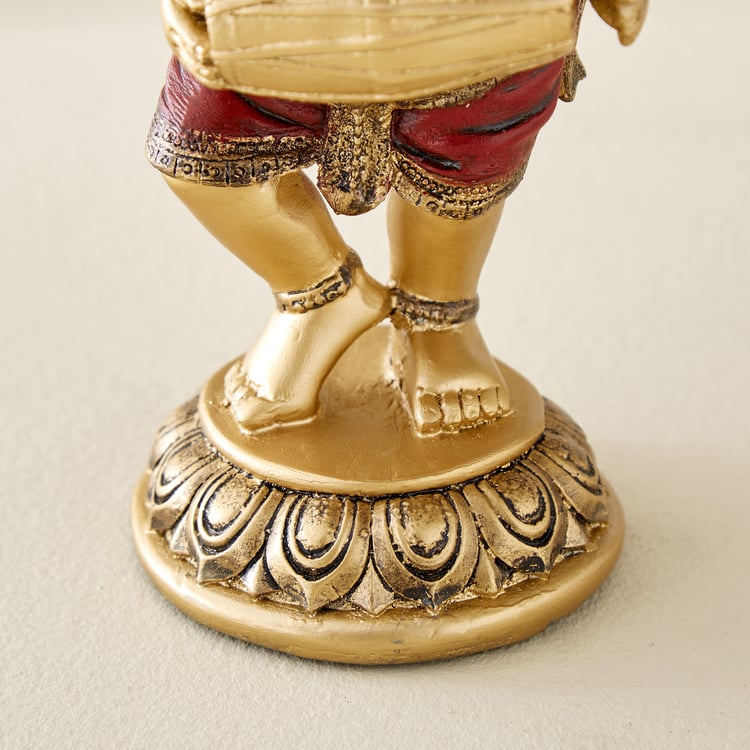 Alpana Fiesta Polyresin Ganesha with Dholak Figurine