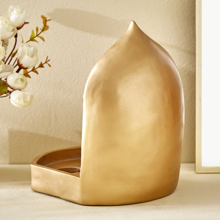 Enlighten Fiesta Polyresin Buddha Head Figurine with T-Light Holders