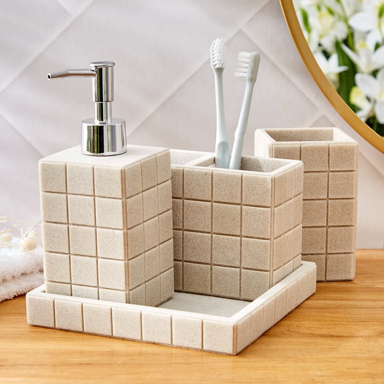 Derby Jester 4Pcs Polyresin Bathroom Set