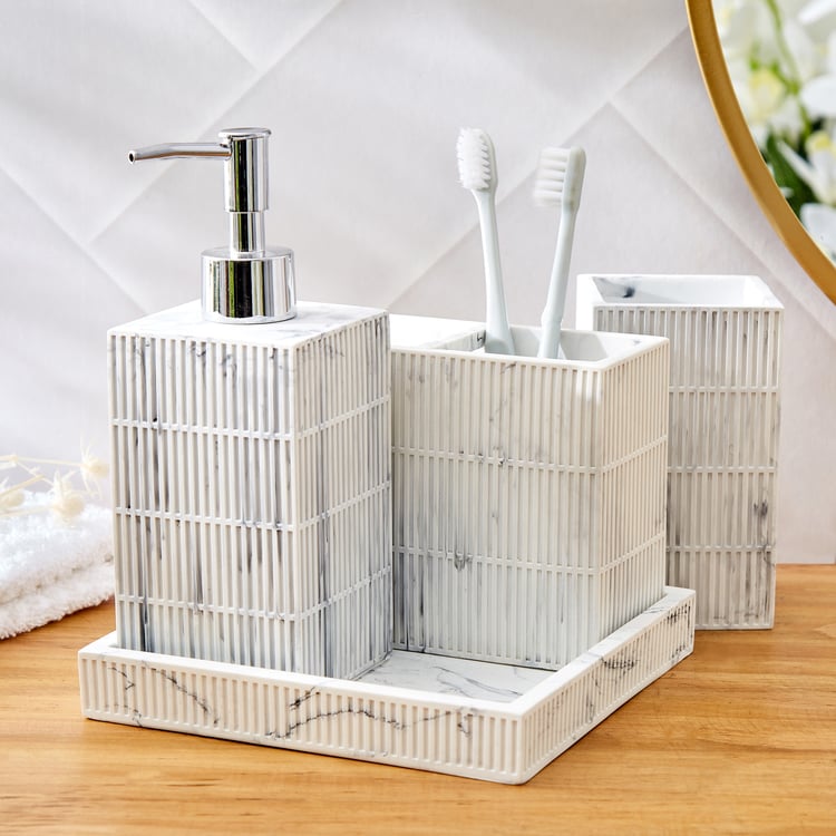 Derby Jester 4Pcs Polyresin Bathroom Set