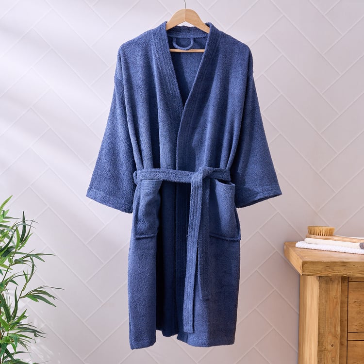 Prospero Terry Cotton Adult Bathrobe - M