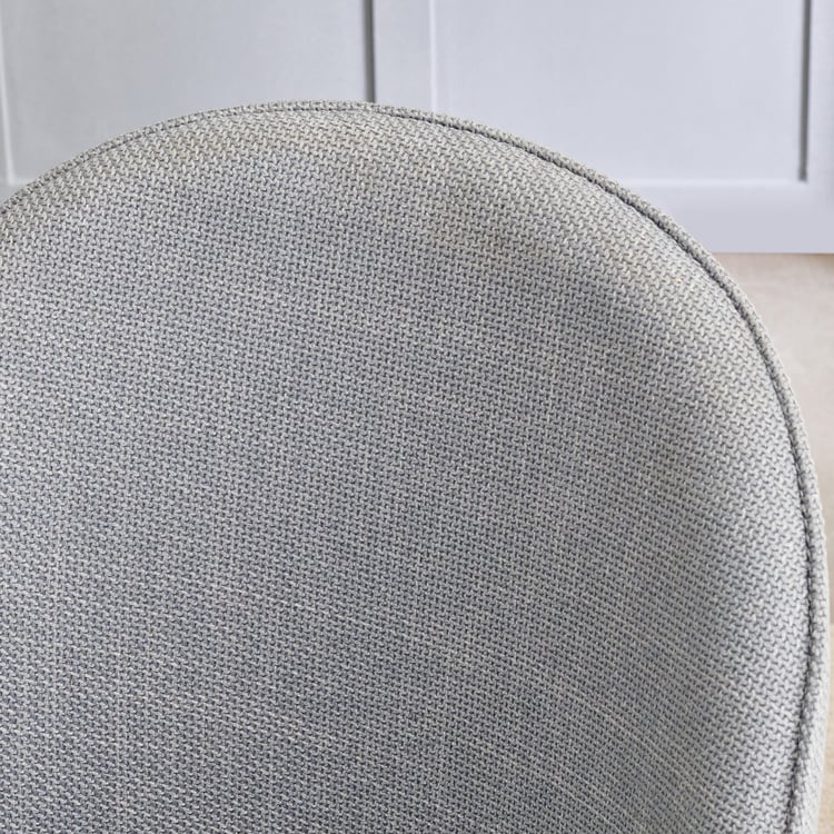 Rika Set of 2 Fabric Dining Chairs - Grey