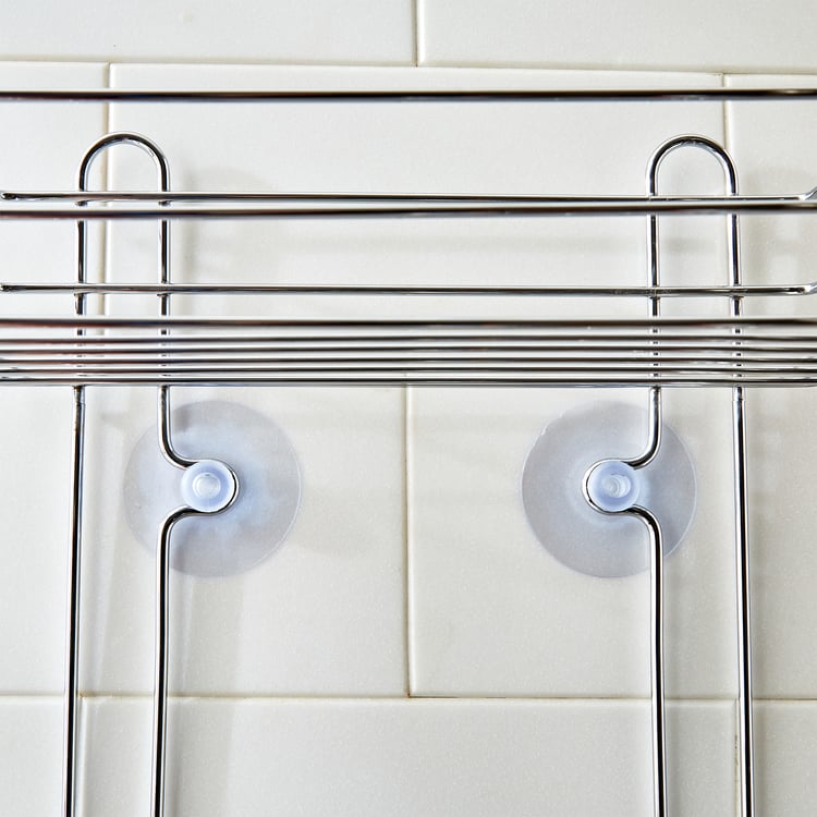 Orion Chester Chrome Metal 2-Tier Shower Caddy