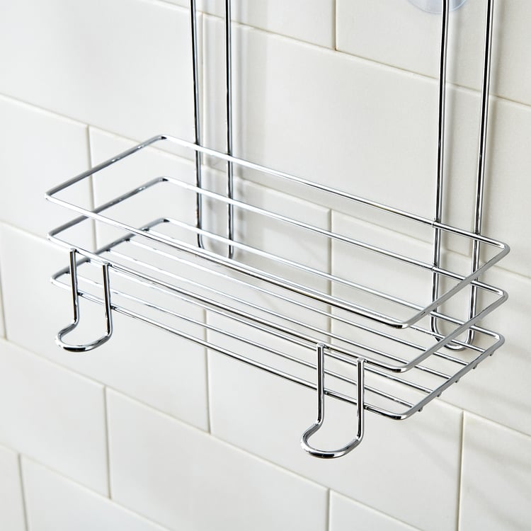 Orion Chester Chrome Metal 2-Tier Shower Caddy