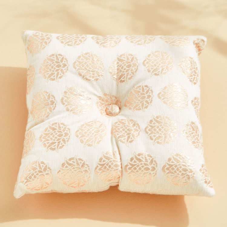 Corsica Dazzle Set of 2 Brocade Filled Cushions - 28x28cm