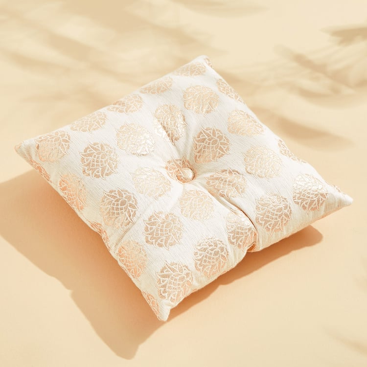 Corsica Dazzle Set of 2 Brocade Filled Cushions - 28x28cm