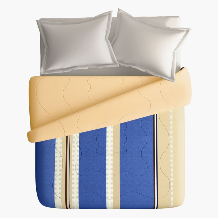 PORTICO Hashtag Cotton Striped Double Comforter
