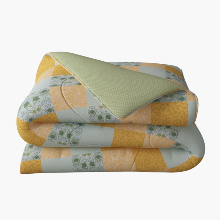 PORTICO Cadence Cotton 4Pcs Printed Double Bed-In-A-Bag Set