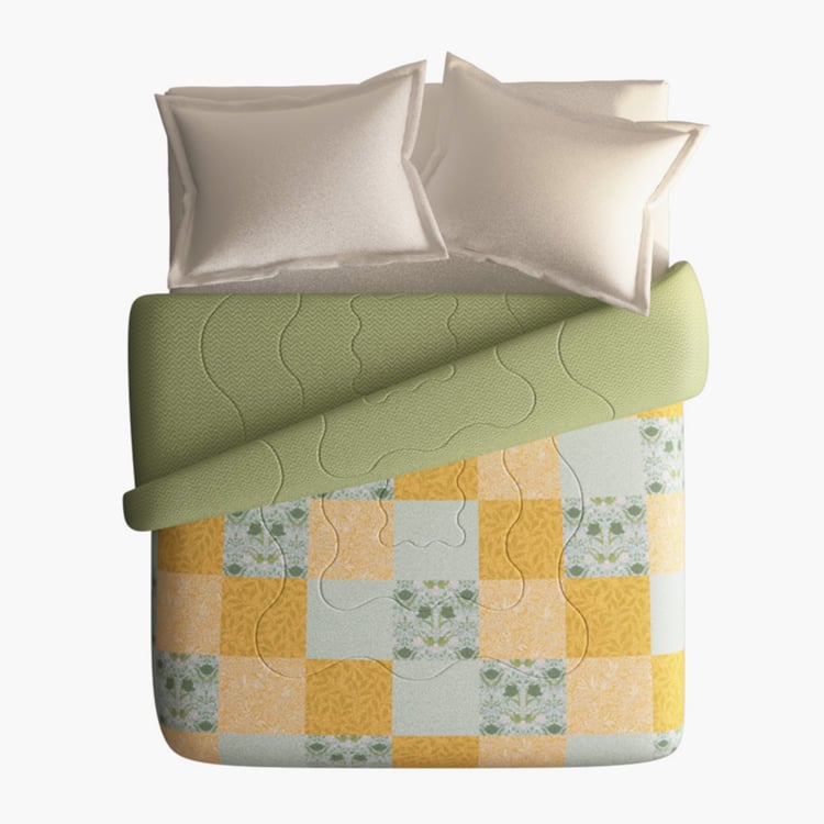 PORTICO Cadence Cotton Checked Double Comforter