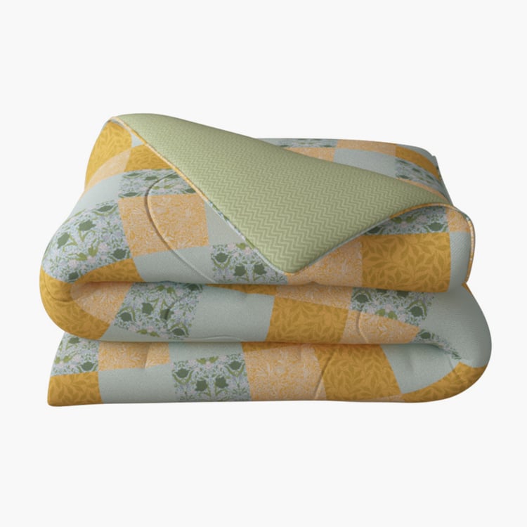 PORTICO Cadence Cotton Checked Double Comforter