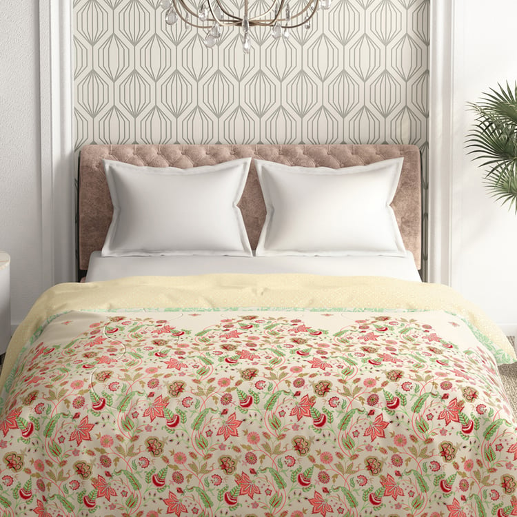 PORTICO Shalimar Cotton Printed Double Comforter