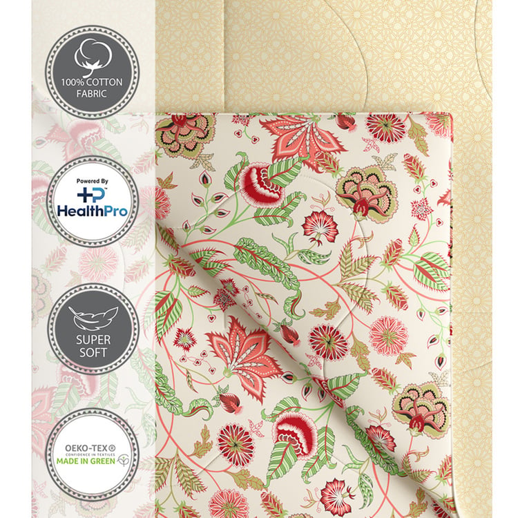 PORTICO Shalimar Cotton Printed Double Comforter