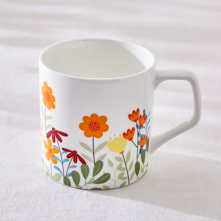 Corsica Barrett Bone China Floral Print Mug - 230ml