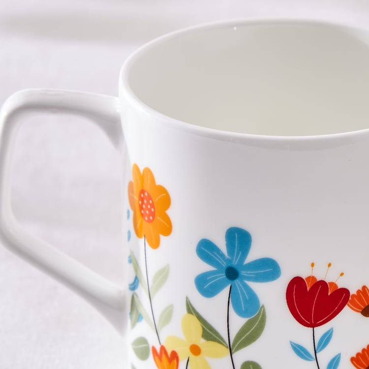 Corsica Barrett Bone China Floral Print Mug - 230ml