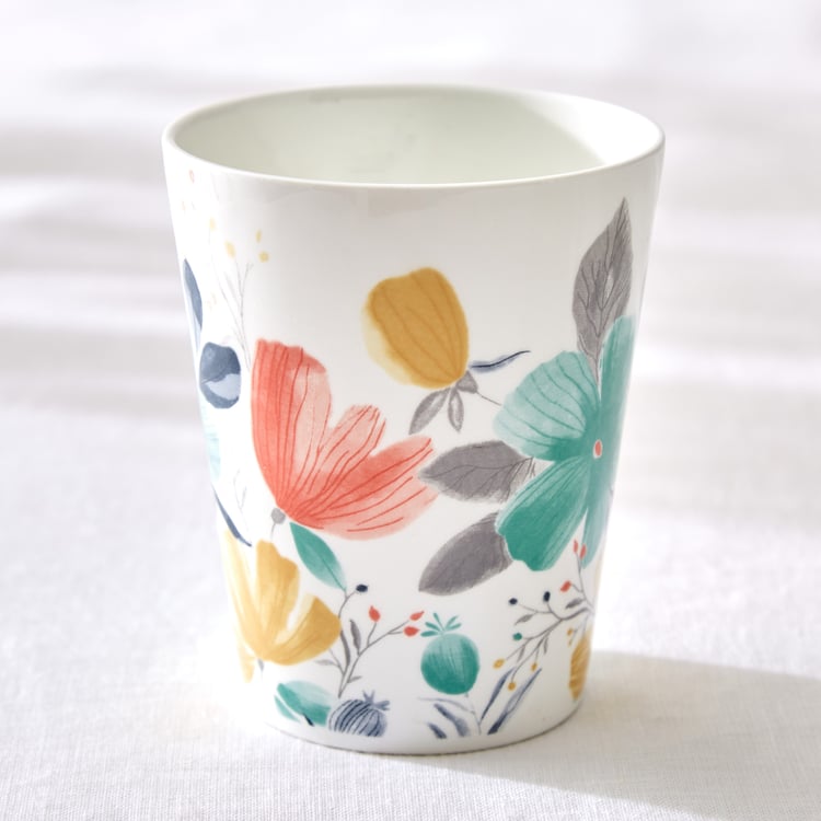 Corsica Mandarin Set of 3 Bone China Printed Mugs - 340ml