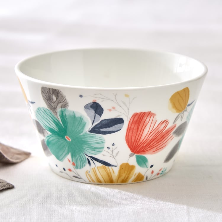 Corsica Mandarin Set of 3 Bone China Printed Serving Bowls - 470ml