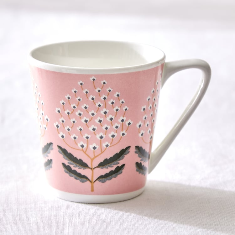 Corsica Jurgen Set of 6 Bone China Printed Mugs - 140ml