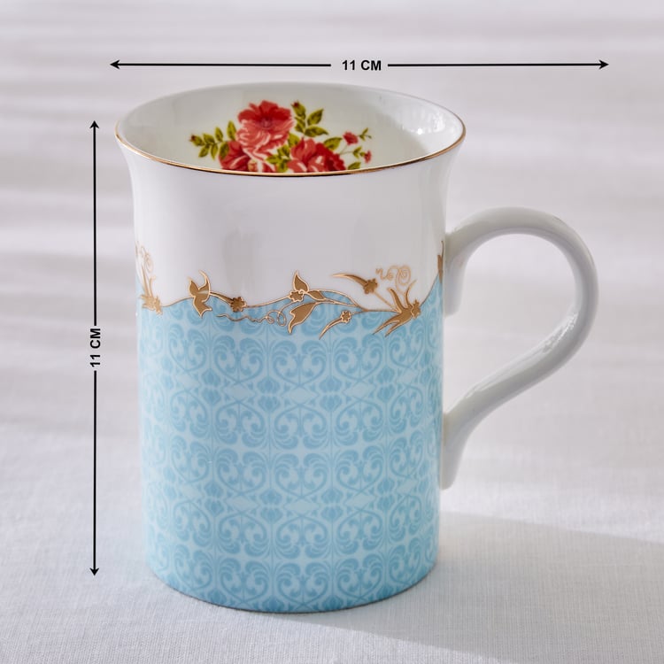 Corsica Marlene Bone China Printed Milk Mug - 370ml