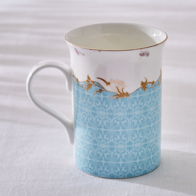 Corsica Marlene Bone China Printed Milk Mug - 370ml