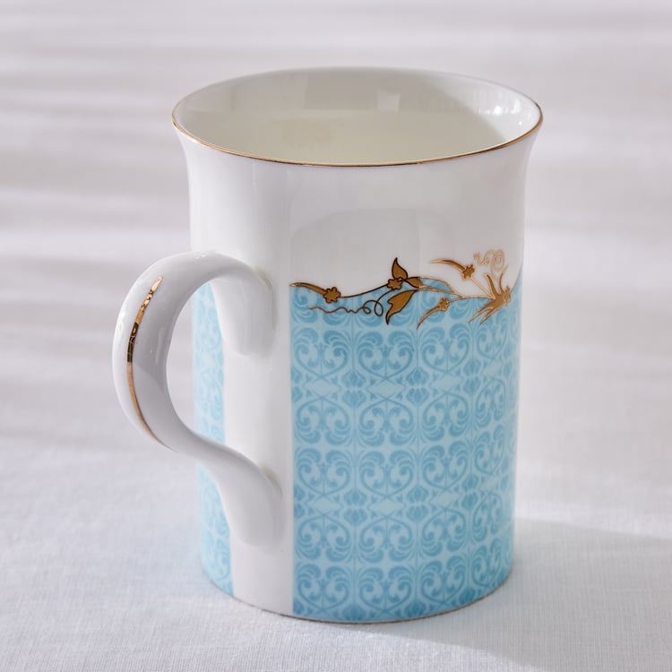 Corsica Marlene Bone China Printed Milk Mug - 370ml