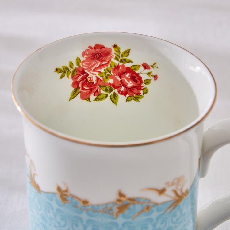 Corsica Marlene Bone China Printed Milk Mug - 370ml