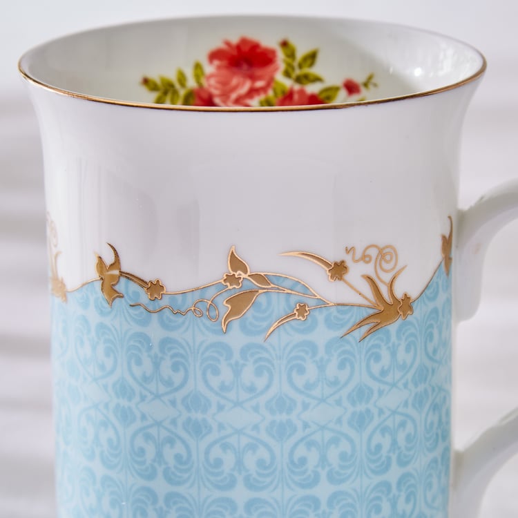 Corsica Marlene Bone China Printed Milk Mug - 370ml