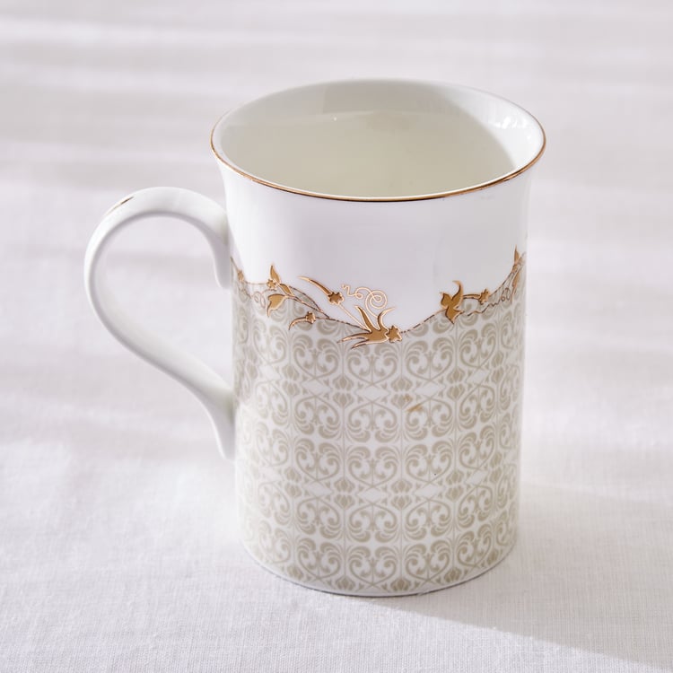 Corsica Marlene Bone China Printed Milk Mug - 370ml