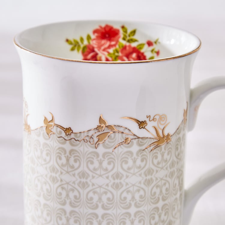 Corsica Marlene Bone China Printed Milk Mug - 370ml