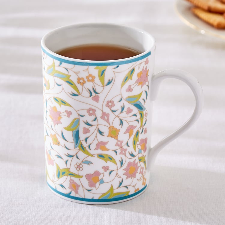 Corsica Marlene Bone China Printed Milk Mug - 330ml