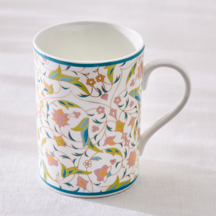 Corsica Marlene Bone China Printed Milk Mug - 330ml