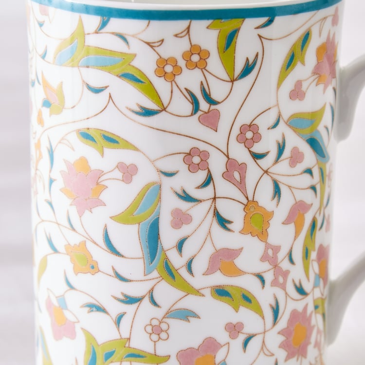 Corsica Marlene Bone China Printed Milk Mug - 330ml