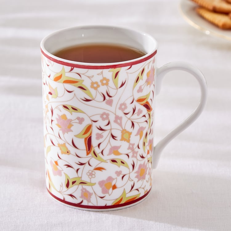 Corsica Marlene Bone China Printed Milk Mug - 330ml