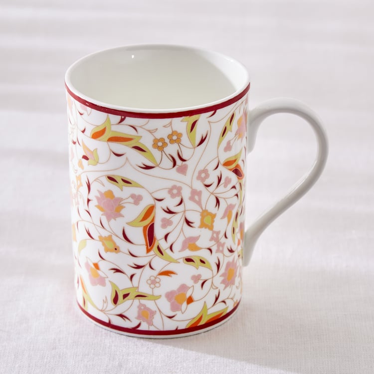 Corsica Marlene Bone China Printed Milk Mug - 330ml