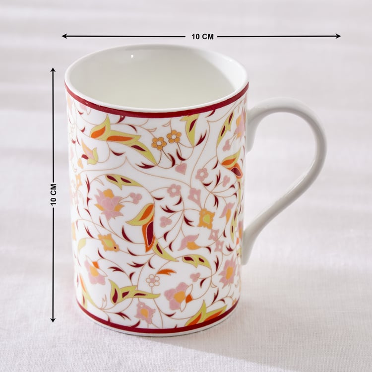 Corsica Marlene Bone China Printed Milk Mug - 330ml