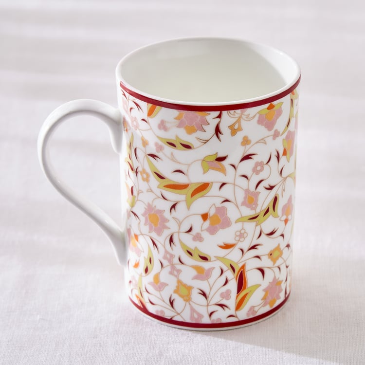 Corsica Marlene Bone China Printed Milk Mug - 330ml