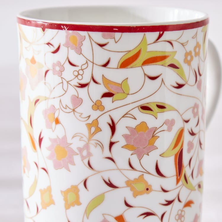 Corsica Marlene Bone China Printed Milk Mug - 330ml