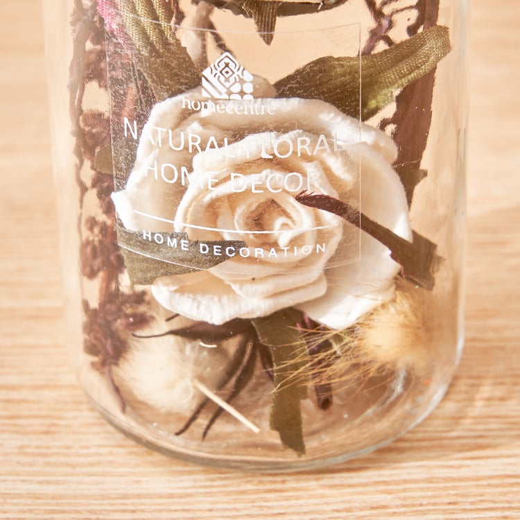 Corsica Axel Dried Flower Arrangement in Glass Jar