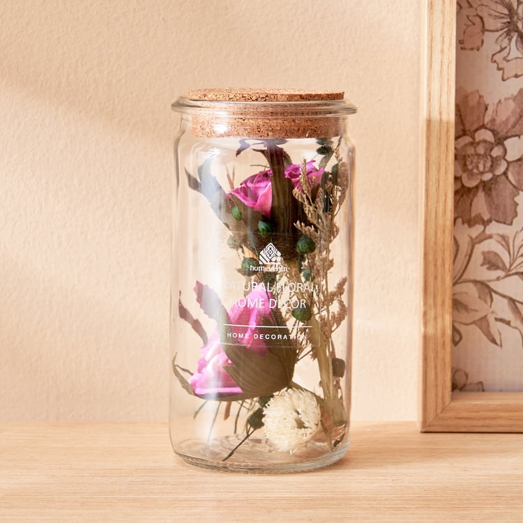 Corsica Axel Dried Flower Arrangement in Glass Jar