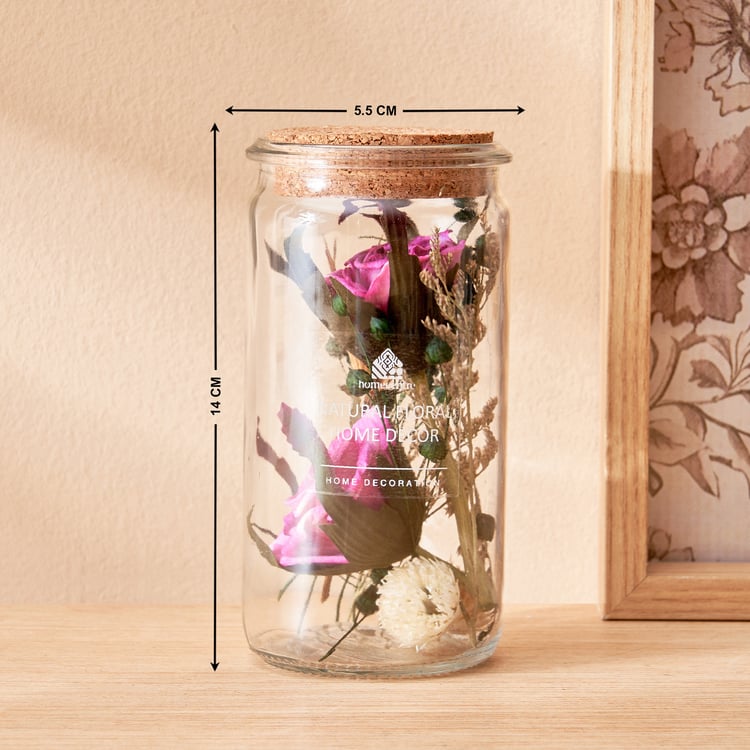 Corsica Axel Dried Flower Arrangement in Glass Jar