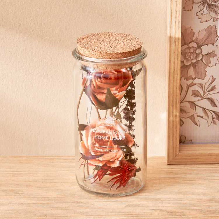 Corsica Axel Dried Flower Arrangement in Glass Jar