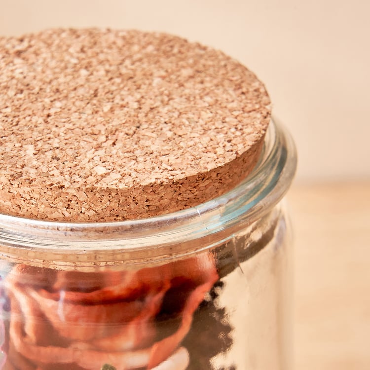 Corsica Axel Dried Flower Arrangement in Glass Jar