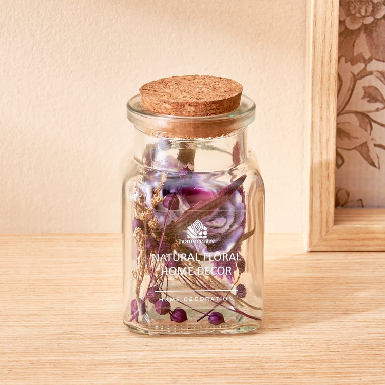 Corsica Axel Dried Flower Arrangement in Glass Jar