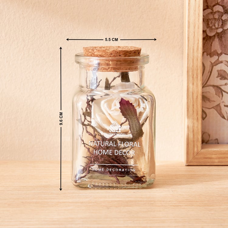 Corsica Axel Dried Flower Arrangement in Glass Jar