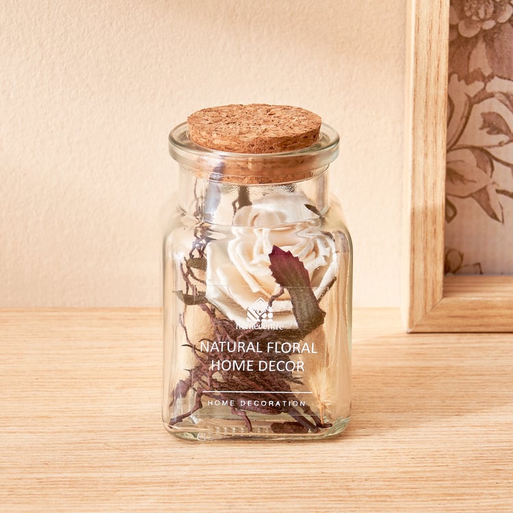 Corsica Axel Dried Flower Arrangement in Glass Jar