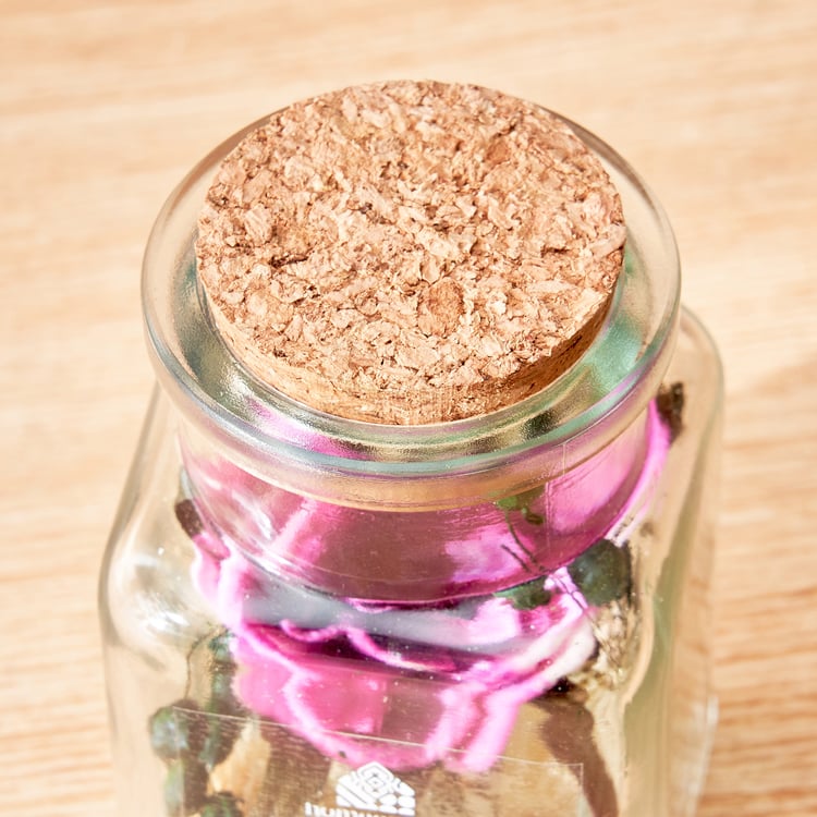 Corsica Axel Dried Flower Arrangement in Glass Jar