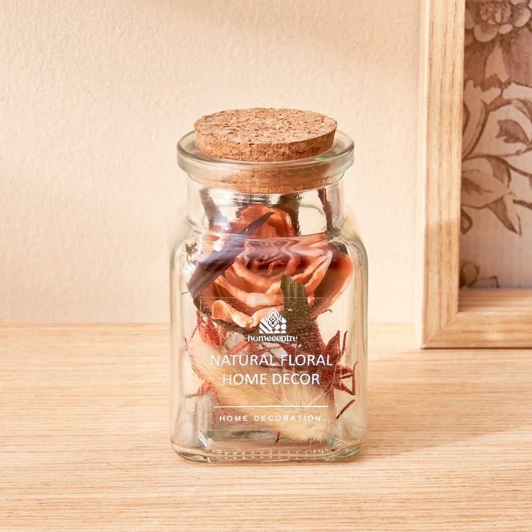 Corsica Axel Dried Flower Arrangement in Glass Jar